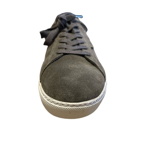 AllSaints Men's Sheer Low Top Suede Trainers Khaki Suede Size EU 42 - Picture 3 of 15